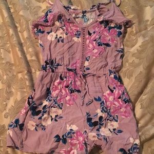 Charlotte Russe Printed Romper